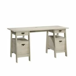 Trestle Executive Desk - Sauder Vintage Oak -Outlet Desks Store unnamed file 7966