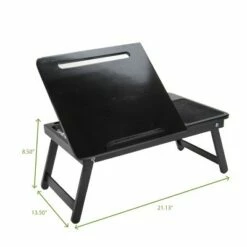Mind Reader Bamboo Bed Tray Adjustable Lap Desk -Outlet Desks Store unnamed file 8093