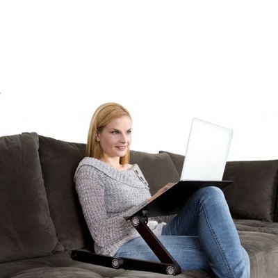 Workez Adjustable Laptop Stand & Lap Desk Black - Uncaged Ergonomics 3 Workez Adjustable Laptop Stand & Lap Desk Black - Uncaged Ergonomics