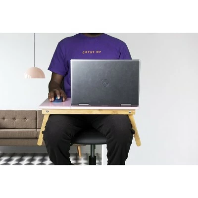 Mind Reader Bamboo Lap Desk 7 Mind Reader Bamboo Lap Desk - Image 5