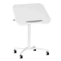 Sit To Stand Mobile Laptop Computer Stand with Height Adjustable White - Techni Mobili -Outlet Desks Store unnamed file 8252
