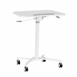 Sit To Stand Mobile Laptop Computer Stand with Height Adjustable White - Techni Mobili -Outlet Desks Store unnamed file 8253