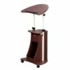 Rolling Adjustable Laptop Cart with Storage - Techni Mobili Black -Outlet Desks Store unnamed file 8262