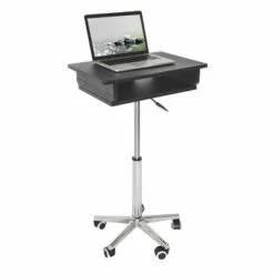 Folding Table Laptop Cart Graphite - Techni Mobili -Outlet Desks Store unnamed file 8278