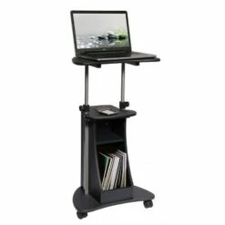 Sit To Stand Rolling Adjustable Height Laptop Cart with Storage Graphite - Techni Mobili 11 Sit To Stand Rolling Adjustable Height Laptop Cart with Storage Graphite - Techni Mobili -Outlet Desks Store unnamed file 8289