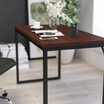 Merrick Lane 47 Inch Computer Desk with Open Metal Frame 4 Merrick Lane 47 Inch Computer Desk with Open Metal Frame - Image 2