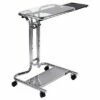 Calico Designs Laptop Cart w/ Extending Side Shelf - Chrome / Clear -Outlet Desks Store unnamed file 8317