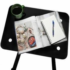 23.6" Tempered Glass Adjustable Height Mobile Laptop Desk Cart - Seville Classics Off White -Outlet Desks Store unnamed file 8342