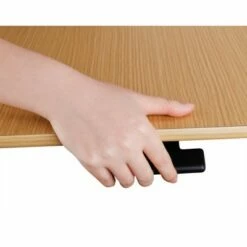 28" Height Adjustable Mobile School Standing Desk Natural - Rocelco -Outlet Desks Store unnamed file 8361