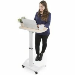 Cruizer Pivot Mobile Podium – Tilting Desktop and Pneumatic Height Adjustment – White – Stand Steady -Outlet Desks Store unnamed file 8377