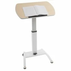 Cruizer Pivot Mobile Podium – Tilting Desktop and Pneumatic Height Adjustment – White – Stand Steady -Outlet Desks Store unnamed file 8378