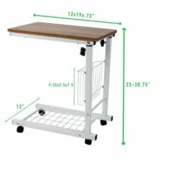 Mind Reader Adjustable Height Laptop Desk, White, Wood 13 Mind Reader Adjustable Height Laptop Desk, White, Wood -Outlet Desks Store unnamed file 8408