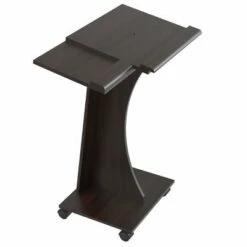 Rolling Laptop Cart Espresso - Inval