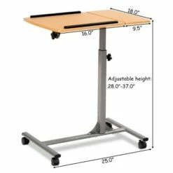Costway Adjustable Laptop Notebook Desk Table Stand Holder Swivel Home Office Wheels New 18 Costway Adjustable Laptop Notebook Desk Table Stand Holder Swivel Home Office Wheels New -Outlet Desks Store unnamed file 846