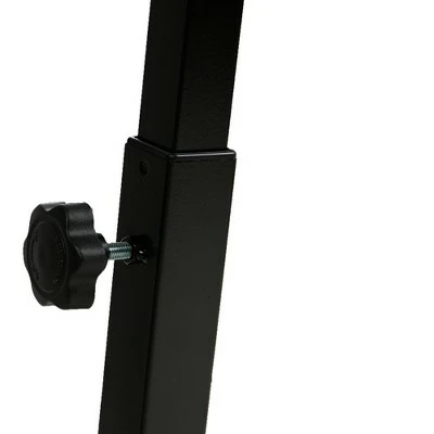 Mind Reader Adjustable Standing and Sitting Laptop Cart, Black 8 Mind Reader Adjustable Standing and Sitting Laptop Cart, Black - Image 6