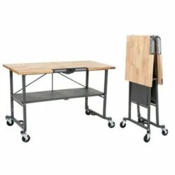 Room & Joy Portable Workbench /Craft Desk/ Folding Utility Table Steel Gray - Room & Joy -Outlet Desks Store unnamed file 8523