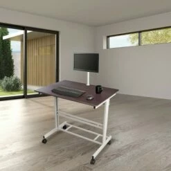 Stand Up Desk Store Rolling Adjustable Height Mobile Standing Desk with Monitor Mount -Outlet Desks Store unnamed file 8551