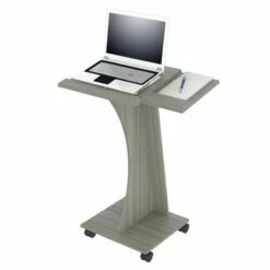 Rolling Laptop Cart Gray - Inval -Outlet Desks Store unnamed file 8564