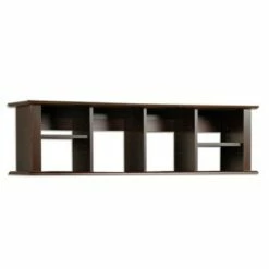 Wall Mounted Desk Hutch Espresso - Prepac