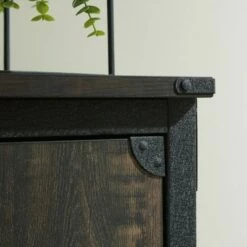 Steel River Library Hutch Carbon Oak- Sauder -Outlet Desks Store unnamed file 8601