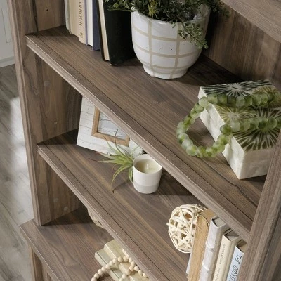 2 Shelf Costa Library Hutch Walnut - Sauder 6 2 Shelf Costa Library Hutch Walnut - Sauder - Image 4