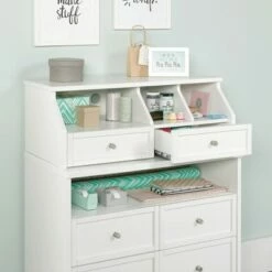 Craft Pro Series Organizer Hutch White - Sauder -Outlet Desks Store unnamed file 8620
