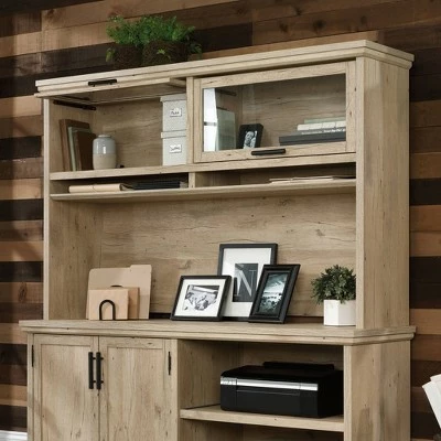 Aspen Post Office Hutch with Storage Prime Oak - Sauder 4 Aspen Post Office Hutch with Storage Prime Oak - Sauder - Image 2