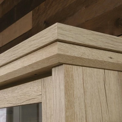 Aspen Post Office Hutch with Storage Prime Oak - Sauder 7 Aspen Post Office Hutch with Storage Prime Oak - Sauder - Image 5