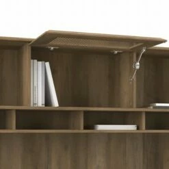 Cabot 60W Hutch - Bush Furniture Reclaimed Pine -Outlet Desks Store unnamed file 8664