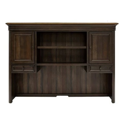 Sonoma Hutch with Wood Doors Brown - Martin Furniture 3 Sonoma Hutch with Wood Doors Brown - Martin Furniture - Image 2