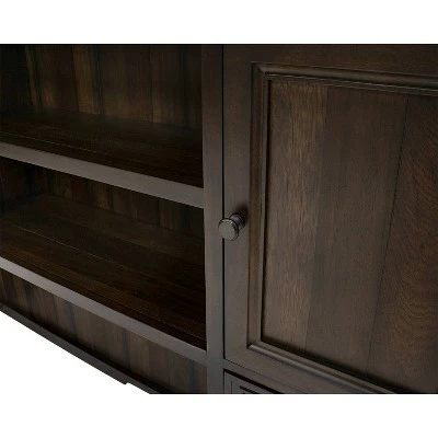 Sonoma Hutch with Wood Doors Brown - Martin Furniture 5 Sonoma Hutch with Wood Doors Brown - Martin Furniture - Image 4