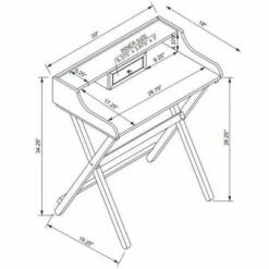 Coy Folding Desk - Linon Natural 23 Coy Folding Desk - Linon Natural -Outlet Desks Store unnamed file 8715