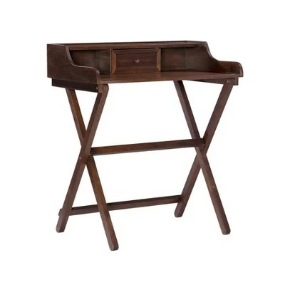 Coy Folding Desk - Linon Natural 15 Coy Folding Desk - Linon Natural - Image 13