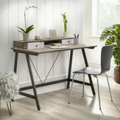 Tucker Desk Black/Driftwood - Buylateral -Outlet Desks Store unnamed file 8735