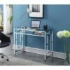 Town Square Chrome Desk with Shelf Chrome - Breighton Home 2 Town Square Chrome Desk with Shelf Chrome - Breighton Home -Outlet Desks Store unnamed file 8740