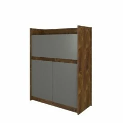 Chrono Secretary Desk - Nexera Bark Gray/white -Outlet Desks Store unnamed file 8760