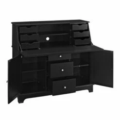Sullivan Secretary Desk Black - Crosley 18 Sullivan Secretary Desk Black - Crosley -Outlet Desks Store unnamed file 8790