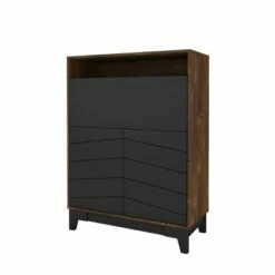 Boss Secretary Desk with Linear Detailed Design - Nexera Truffle Black -Outlet Desks Store unnamed file 8830