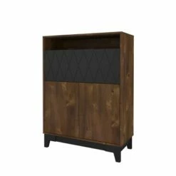 Boss Secretary Desk with Diamond Detailed Pattern - Nexera Black -Outlet Desks Store unnamed file 8845