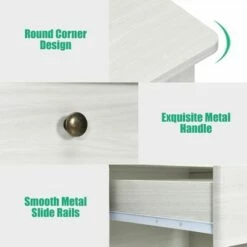 Costway Computer Desk PC Laptop Writing Table Workstation Student Study Furniture White -Outlet Desks Store unnamed file 885