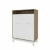 Boss Secretary Desk - Nexera Nutmeg/white -Outlet Desks Store unnamed file 8865