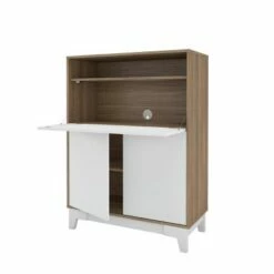 Boss Secretary Desk - Nexera Nutmeg/white -Outlet Desks Store unnamed file 8870