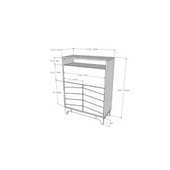 Boss Secretary Desk with Linear Detailed Design - Nexera Nutmeg/black -Outlet Desks Store unnamed file 8879