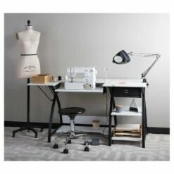Sew Ready Comet Hobby And Sewing Desk Black/White - Studio Designs 11 Sew Ready Comet Hobby And Sewing Desk Black/White - Studio Designs -Outlet Desks Store unnamed file 8898