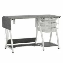 Pro-Stitch Sewing Table - Sew Ready White/concrete -Outlet Desks Store unnamed file 8925