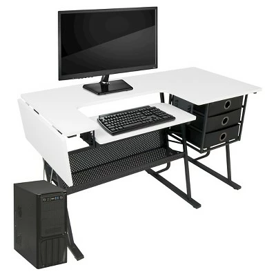 Sew Ready Eclipse Hobby/Sewing Center Black/White - Studio Designs 6 Sew Ready Eclipse Hobby/Sewing Center Black/White - Studio Designs - Image 4