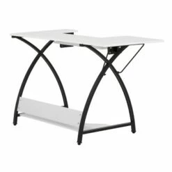 Sew Ready Comet Hobby And Sewing Table Black/White - Studio Designs