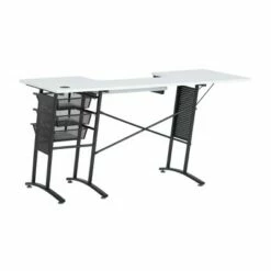 Sew Master Sewing Table Charcoal/White - Sew Ready -Outlet Desks Store unnamed file 8970