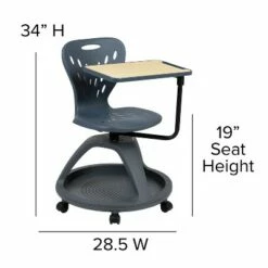 Emma and Oliver Mobile Desk Chair - 360° Tablet Rotation and Storage Cubby -Outlet Desks Store unnamed file 90