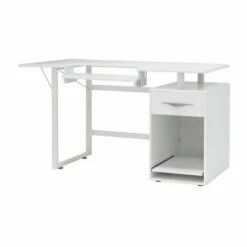 Pro-Line Sewing Table with Side Panel White - Sew Ready 23 Pro-Line Sewing Table with Side Panel White - Sew Ready -Outlet Desks Store unnamed file 9011